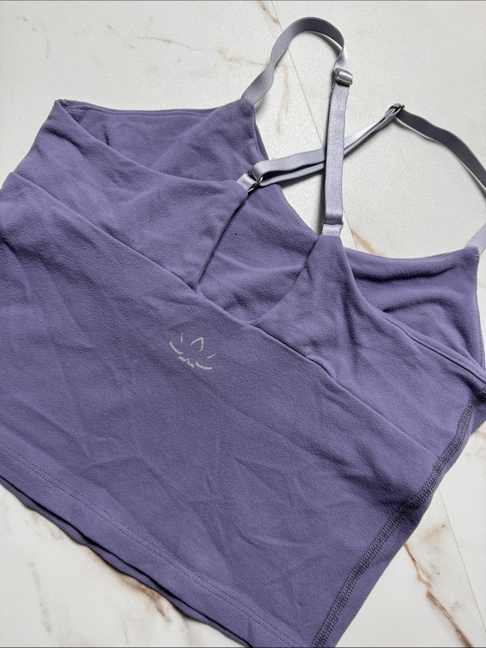Beyond Yoga Crisscross Tank Top Sz S Trendy Workout Athletic Logo